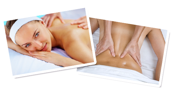 Back massage from Happy Health Clinics